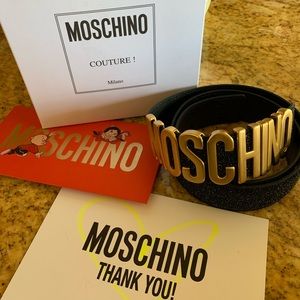 Moschino Woman’s Glittery Belt